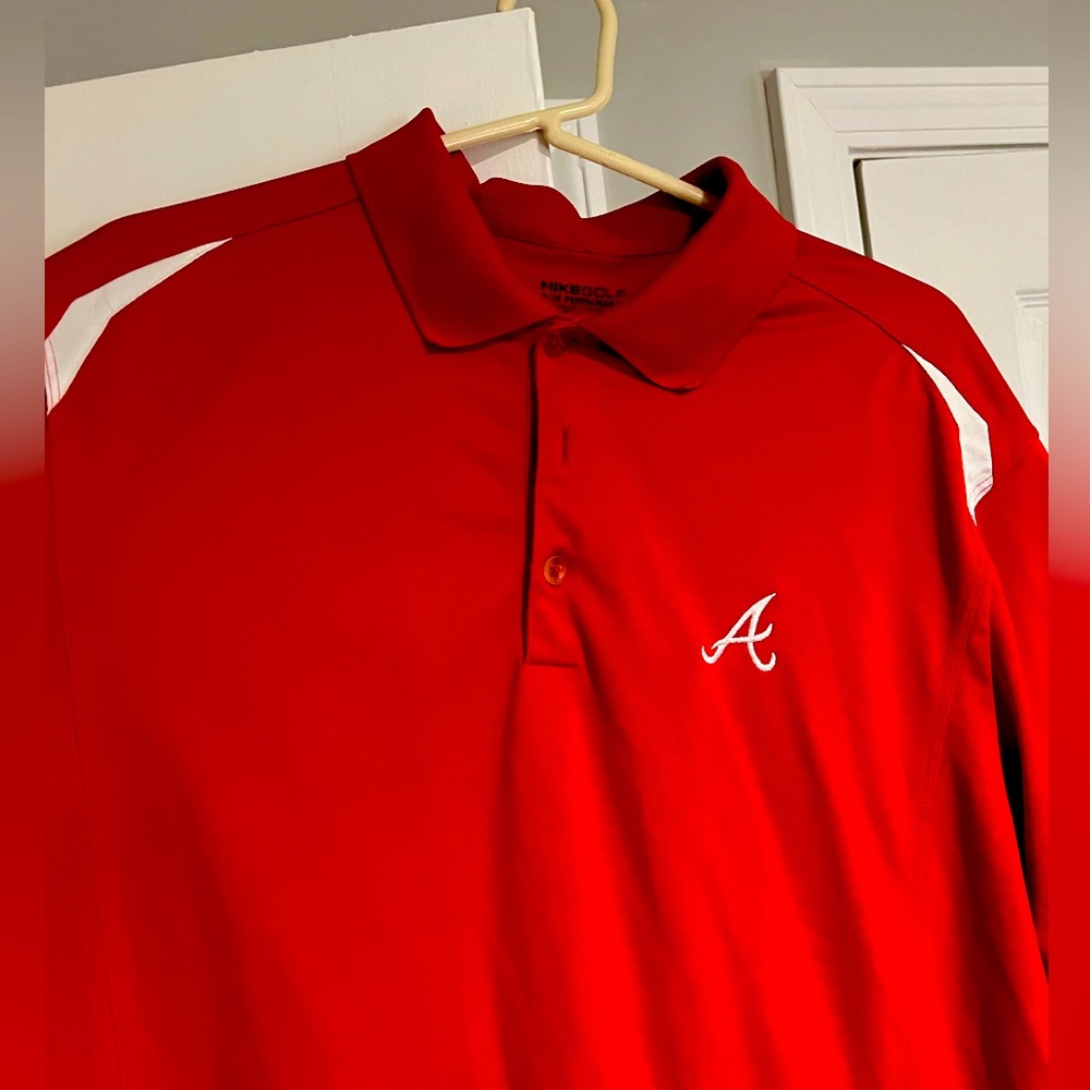 Atlanta Braves Nike Drifit Polo